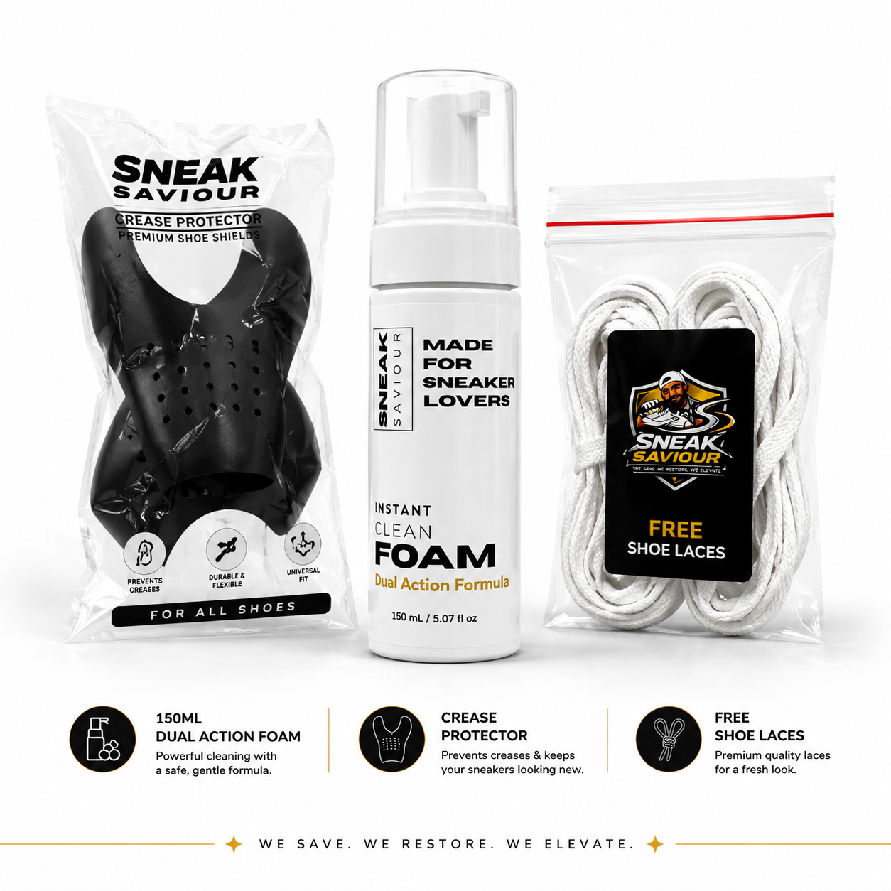 Sneak Saviour Combo [Foam + Crease Protector]