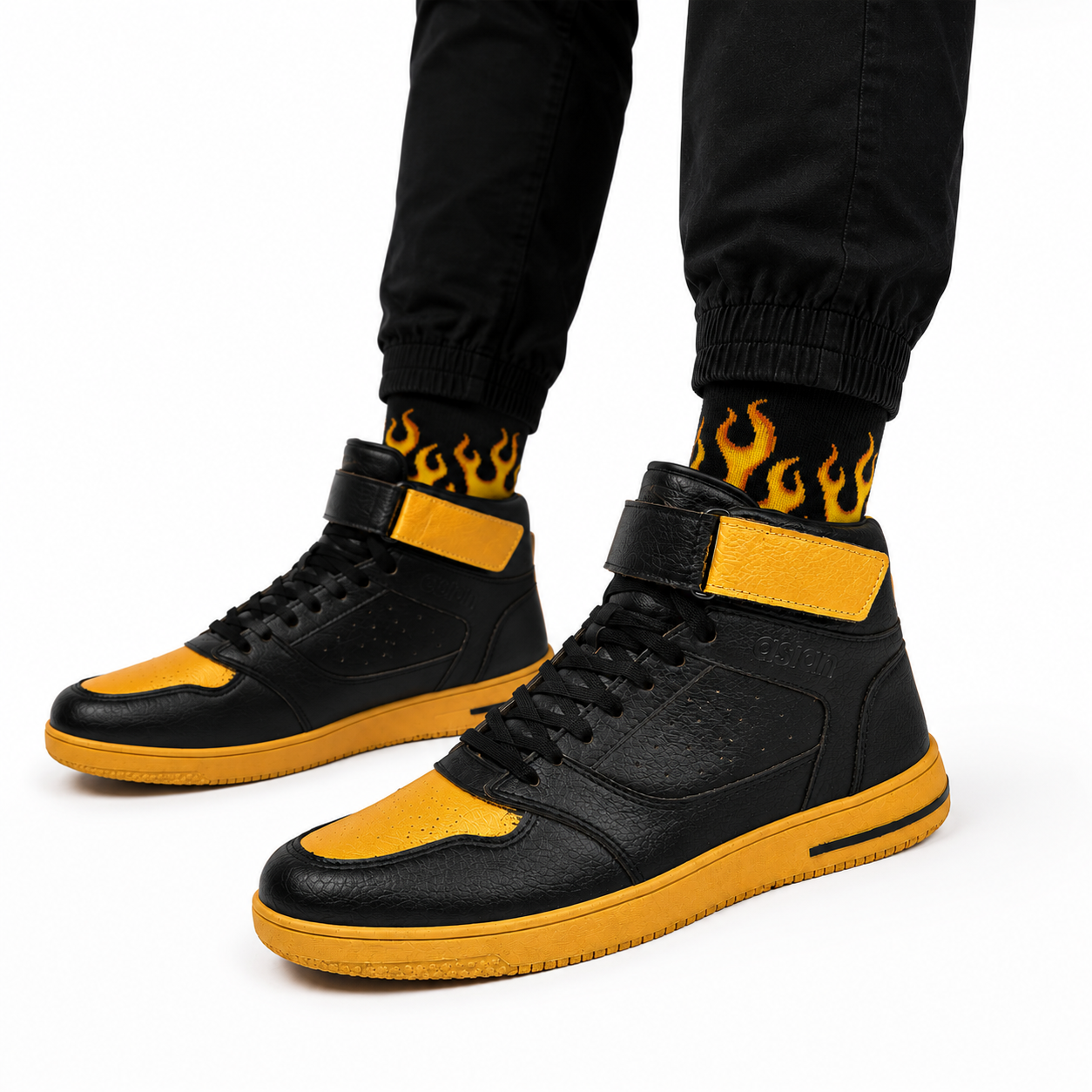 El Dorado Custom Sneakers – Black & Gold Limited Edition