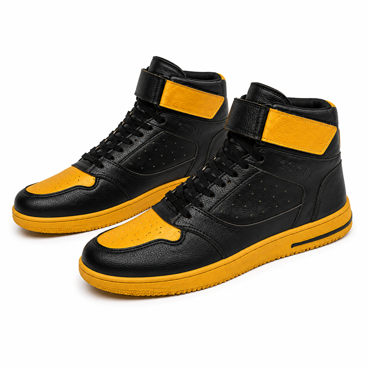 El Dorado Custom Sneakers – Black & Gold Limited Edition